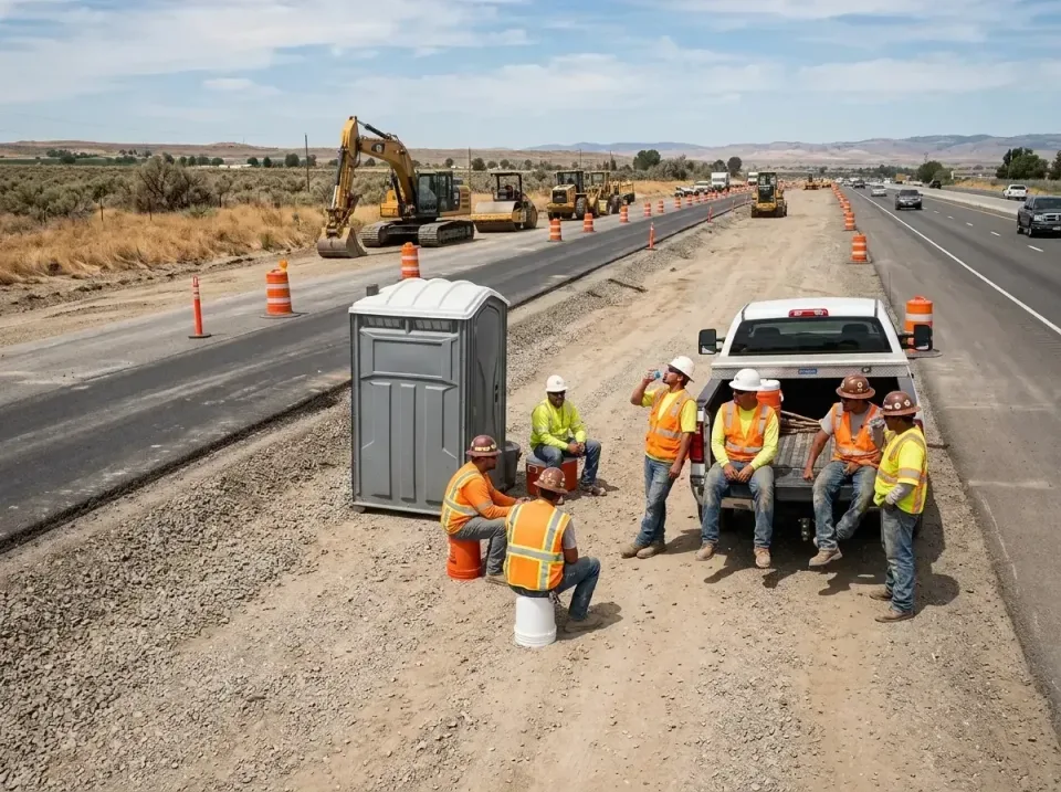 highway-road-construction-crew-007 — frequently asked questions, Porta Potty and Restroom Rentals in Val Verde, CA